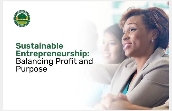 Sustainable Entrepreneurship